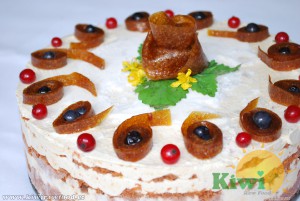 Mrkvovo-kokosový dort